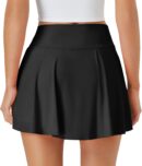 Women Tennis Skirt with Pockets Shorts Crossover High Waisted Athletic Skorts Skirts for Golf Running Workout