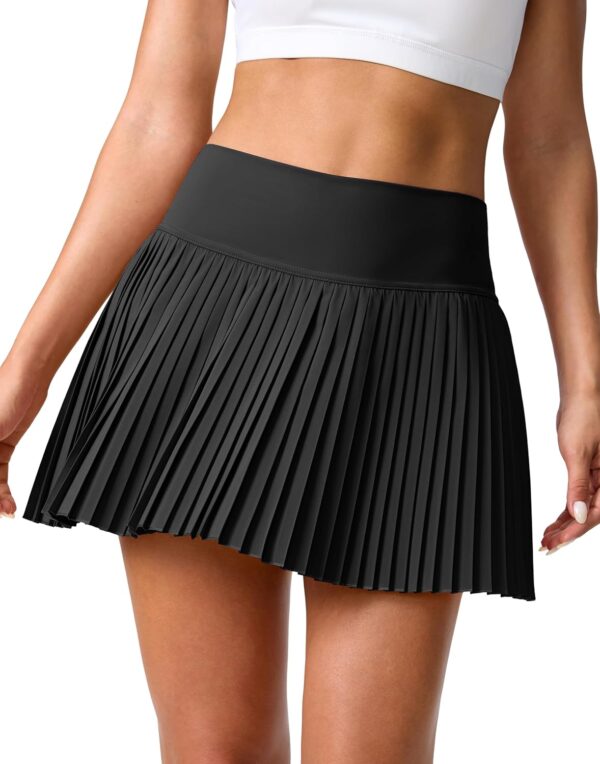 Pleated Tennis Skirt for Women with Pockets Shorts Women High Waisted Lightweight Athletic Golf Skorts Skirts