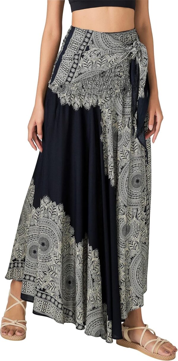 Long Boho Skirts for Women - Bohemian Hippie Maxi Summer Skirt - Image 2